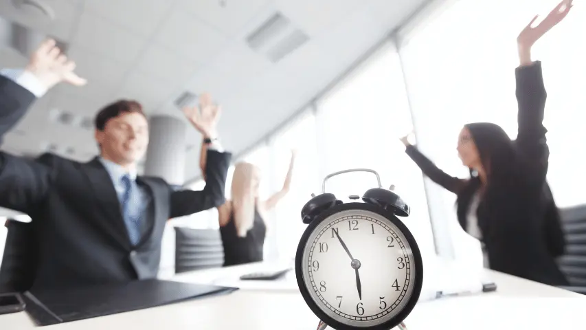 working from home end of day routine